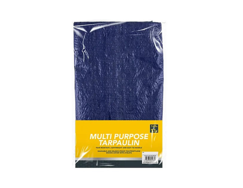Multi Purpose Tarpaulin Sheet 1.65m x 1.1m Heavy Duty Waterproof Tarp Cover
