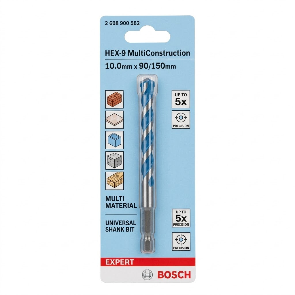 Robert Bosch EXPERT Multiconstruction Hex-9 Drill Bit 12 x 90 x 150mm