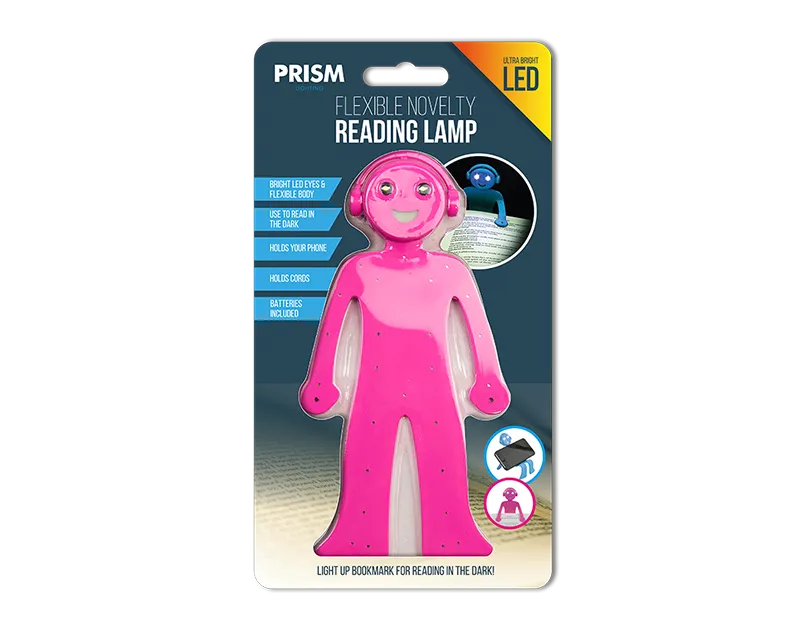 Flexible Novelty Reading Lamp LED Book Light Bookmark Bendable Clip On Gift