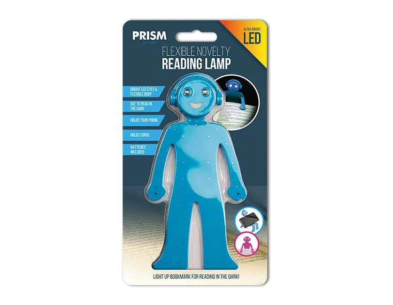 Flexible Novelty Reading Lamp LED Book Light Bookmark Bendable Clip On Gift