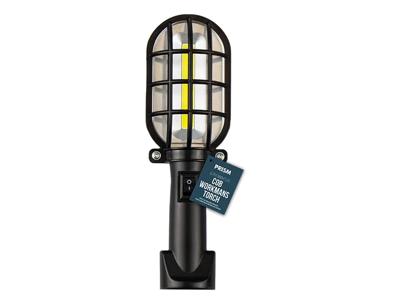 LED COB Workmans Torch Work Light Ultra Bright Hands Free Magnet Hook Inspection