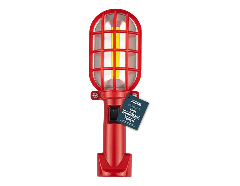 LED COB Workmans Torch Work Light Ultra Bright Hands Free Magnet Hook Inspection