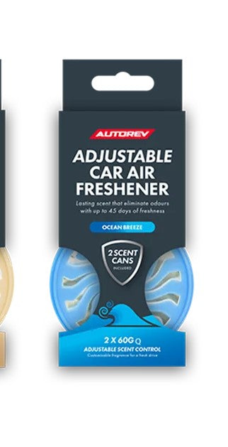 Adjustable Car Air Freshener 2 Pack Long Lasting Odor Eliminator Cans Assorted