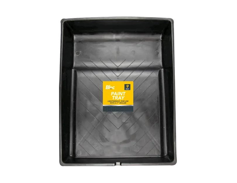 Durable Plastic Paint Tray 11" - Heavy Duty Reusable Roller Tray for 9" Rollers