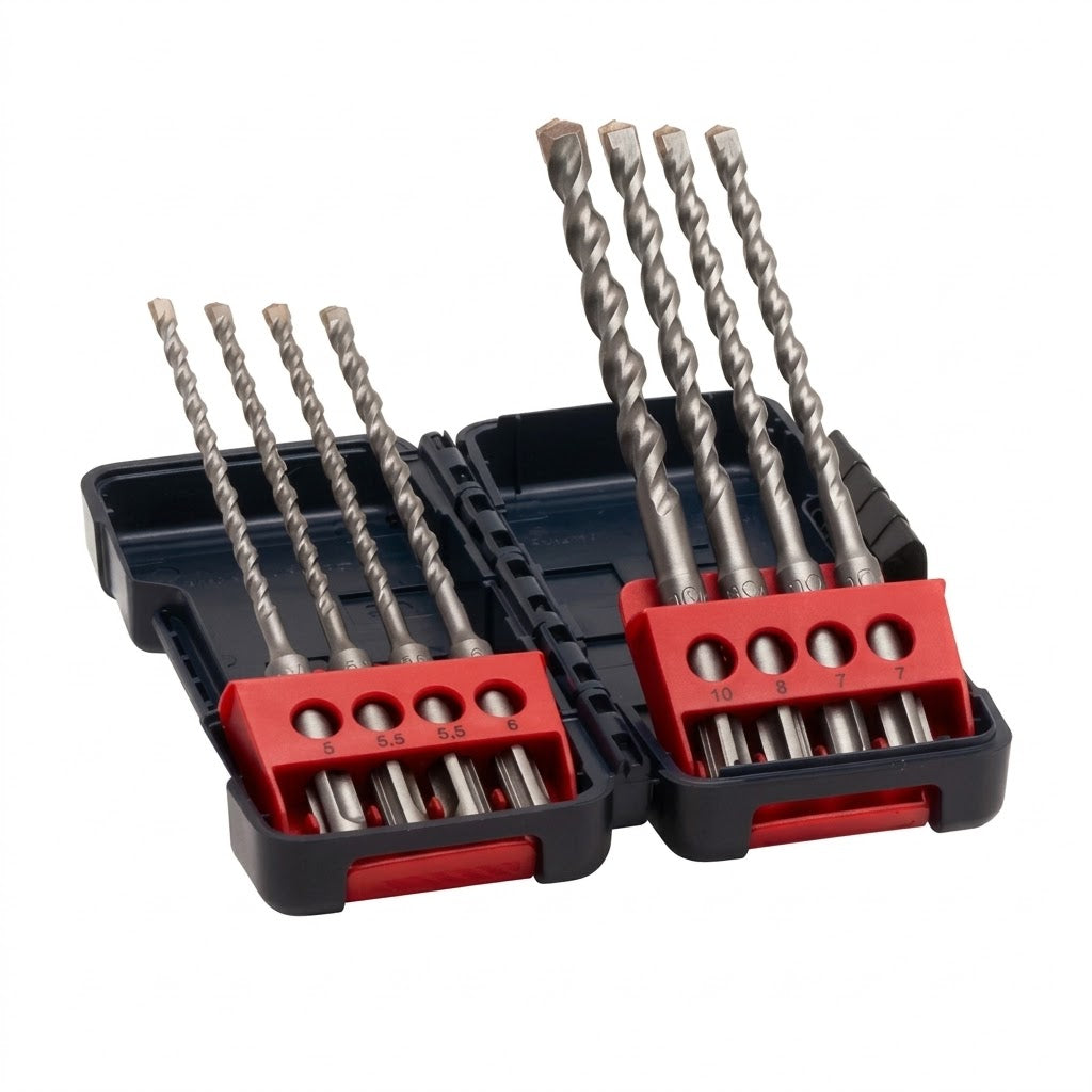Bosch Sds Plus Tough Box Drill Bit Set 8 Pieces