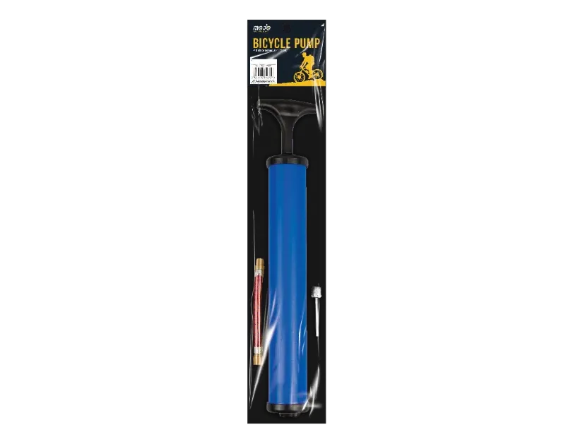 Portable Bicycle Pump Compact Tyre Inflator Ball Pump with Adapter & Needle Pin