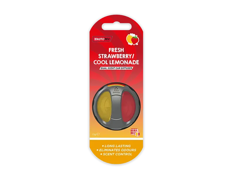 Car Diffuser Dual Scent Air Freshener Pack – Long Lasting Vent Clip Odour