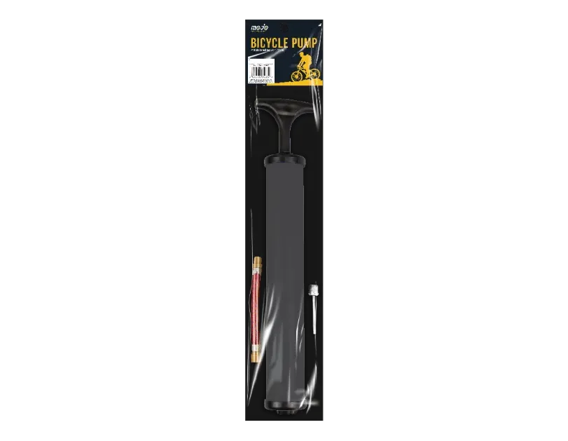 Portable Bicycle Pump Compact Tyre Inflator Ball Pump with Adapter & Needle Pin