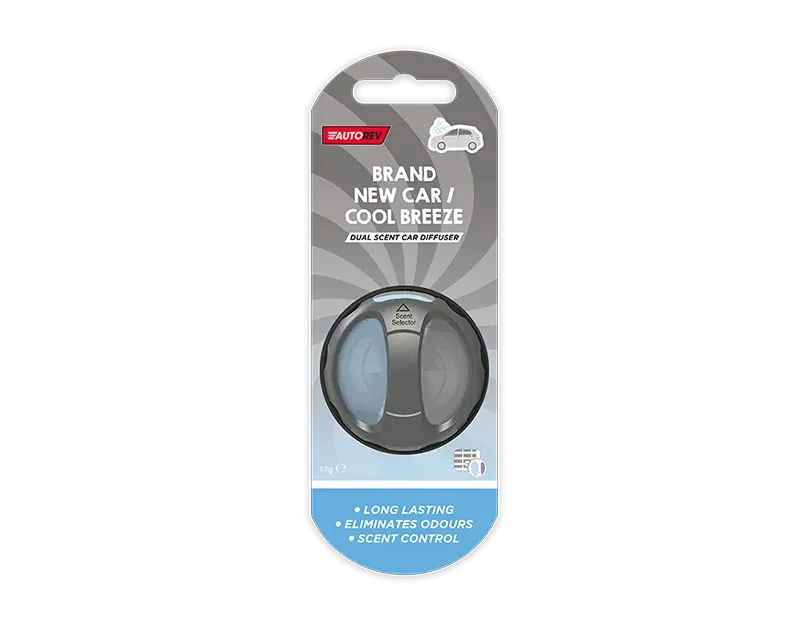 Car Diffuser Dual Scent Air Freshener Pack – Long Lasting Vent Clip Odour
