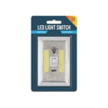 LED Light Switch Stick On Wall Night Light Under Cabinet Closet Garage Lamp