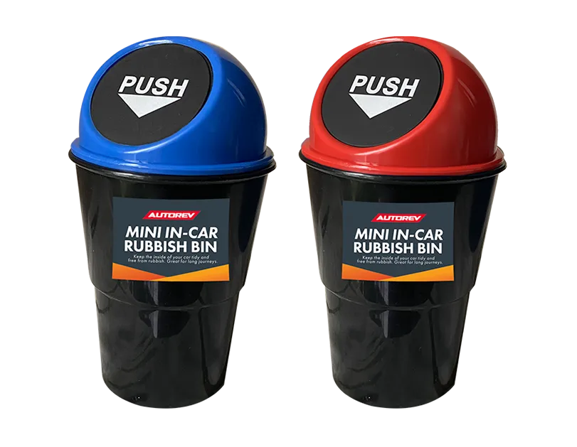 1 x Car Mini Trash Bin Cup Holder Garbage Can Auto Small Waste Basket