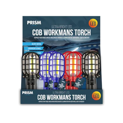LED COB Workmans Torch Work Light Ultra Bright Hands Free Magnet Hook Inspection