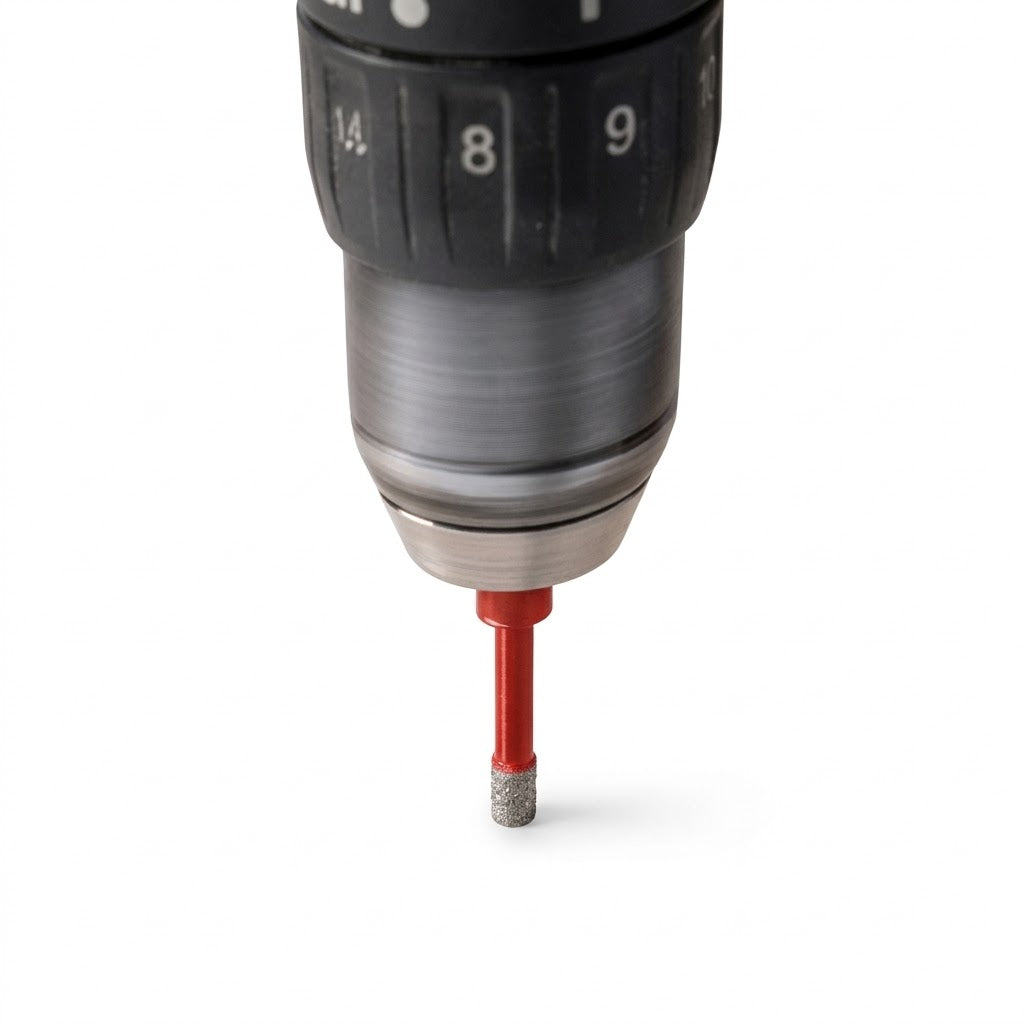 Self Cooling Diamond Tile Drill Bit 6mm
