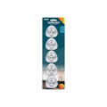 5 Pack LED Push Lights Battery Operated Under Cabinet Stick On Spot Touch Light