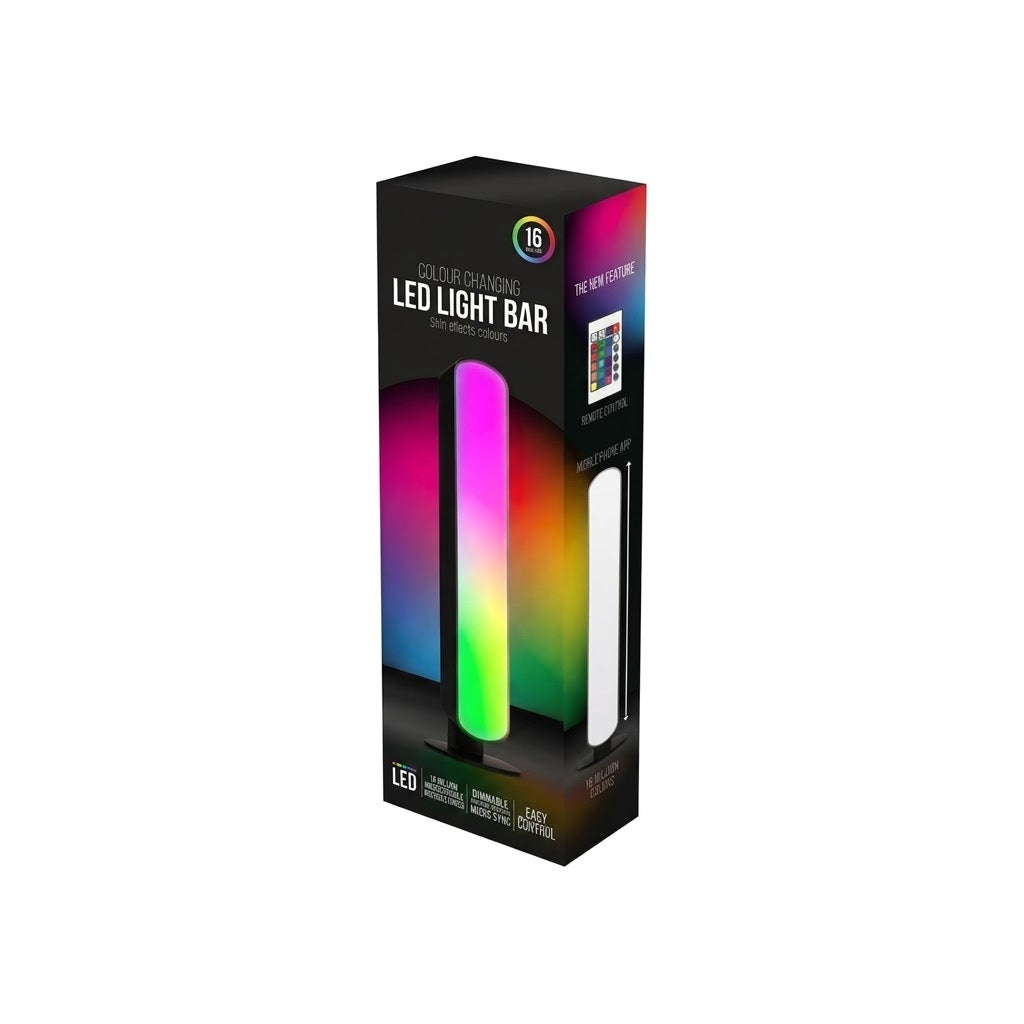 RGB LED Light Bar Mood Lamp Colour Changing TV Backlight Remote Control USB Powe
