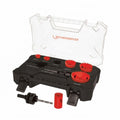 Rothenberger Plumbers Hole Saw Kit 19 22 29 38 44 57mm