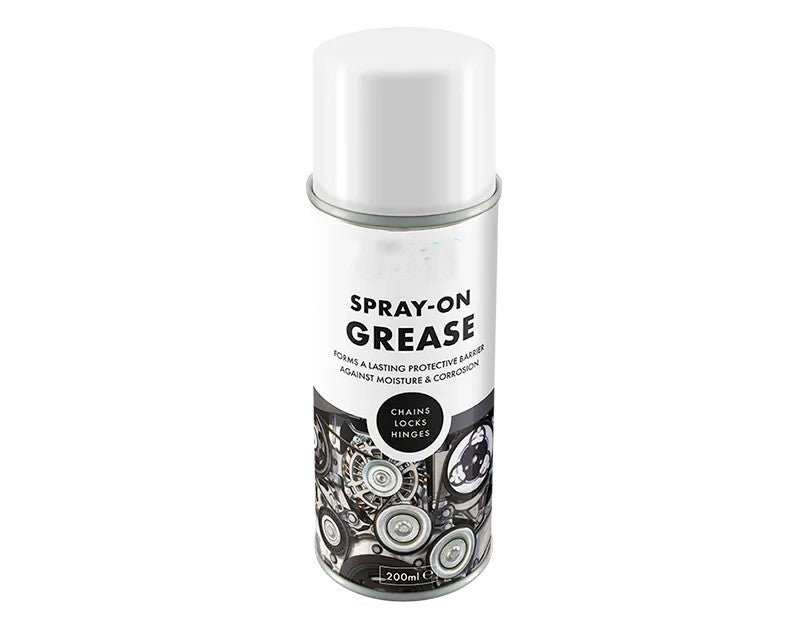 Spray-On Grease 200ml Lubricant Spray Anti Corrosion Moisture Barrier Chains Locks