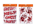 Halloween Blood Window Stickers PVC Vinyl Splatter Decals Glass Door Clings Decor