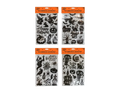 Halloween Silhouette Wall Stickers Clear Sheet Decals Spooky Window Clings Decor