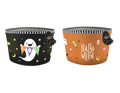 Halloween Embroidered Treat Basket Bucket Bag Trick Or Treat Candy Tote 25cm
