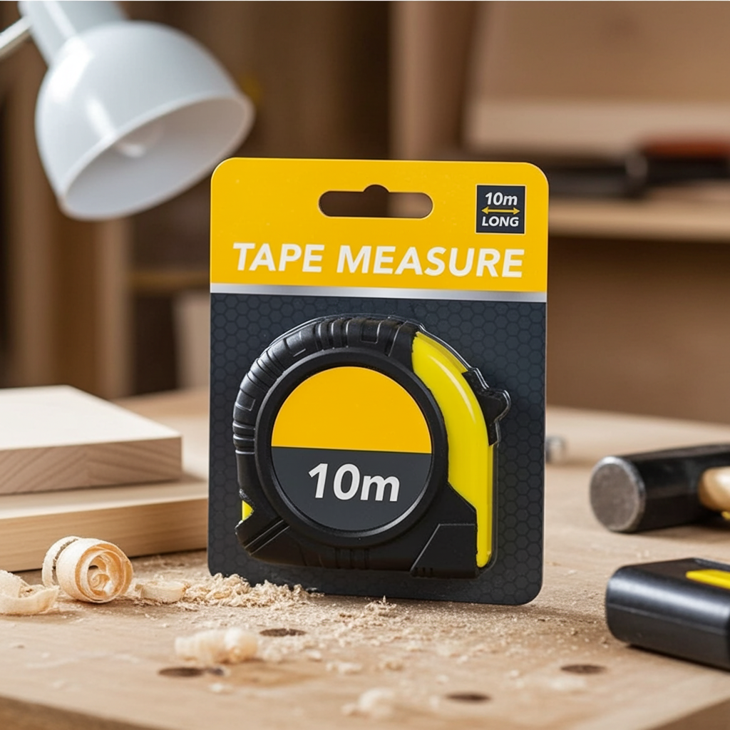 10m Tape Measure – Heavy Duty Rubber Grip | Metric & Imperial