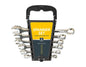 6 Piece Spanner Set Metric Combination Wrench Tool Kit 8 mm - 17 mm Storage Rack